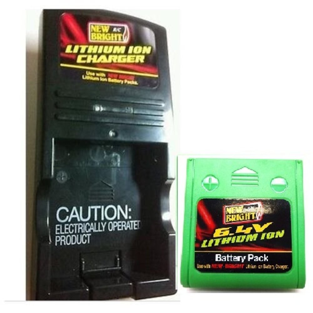 New Bright 6.4 Volts 500 mah Battery & AC Charger for RC Truck for New Bright RC